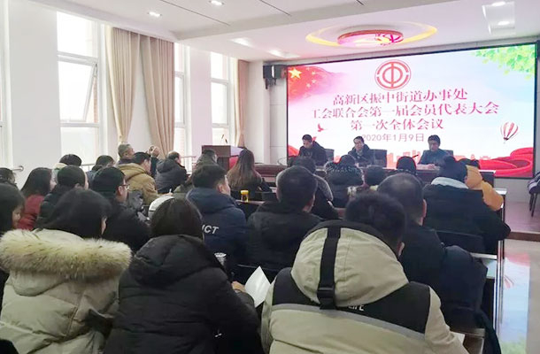 高新区振中街道办事处工会联合会第一届会员代表大会召开